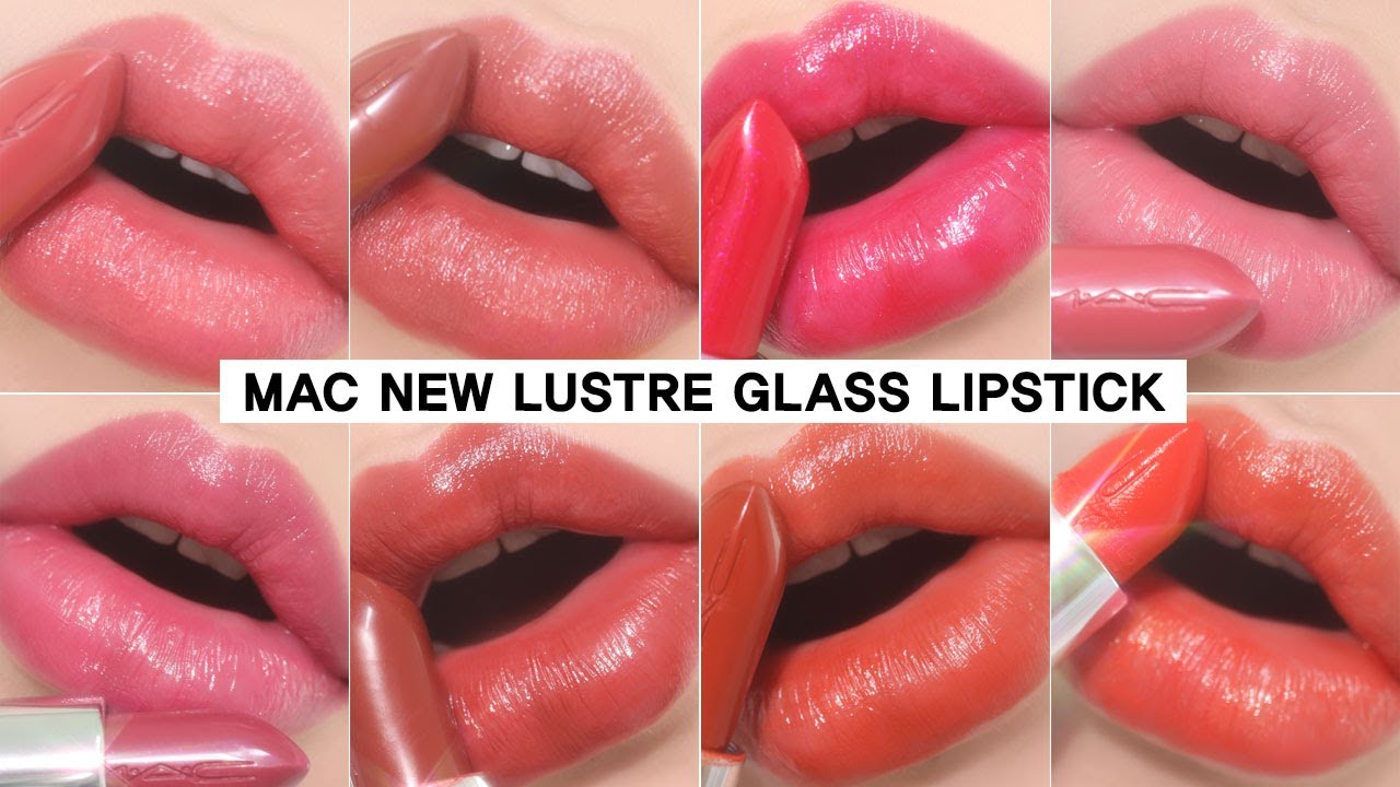 맥 NEW 러스터글래스립스틱💄 베스트컬러 발색 총 집합 MAC LUSTREGLASS LIPSTICK [헮TV Ryun_beauty]