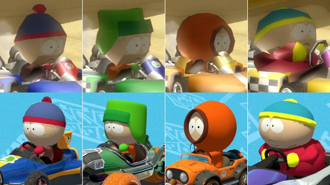 If 4 South Park Characters Were In Mario Kart Wii & Mario Kart 8 Deluxe