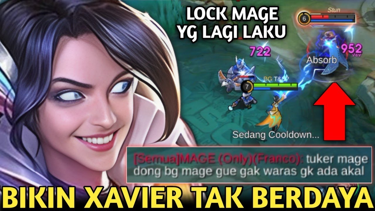 EUDORA BIKIN MAGE MUSUH TAK BERDAYA! XAVIER LANGSUNG DIKATAIN GAK WARAS SAMPE MAU DITUKER! MLBB