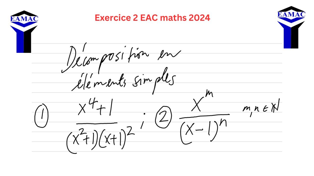 Solution du Concours Eamac 2024, cycle Exploitation En Aeronautique Civile