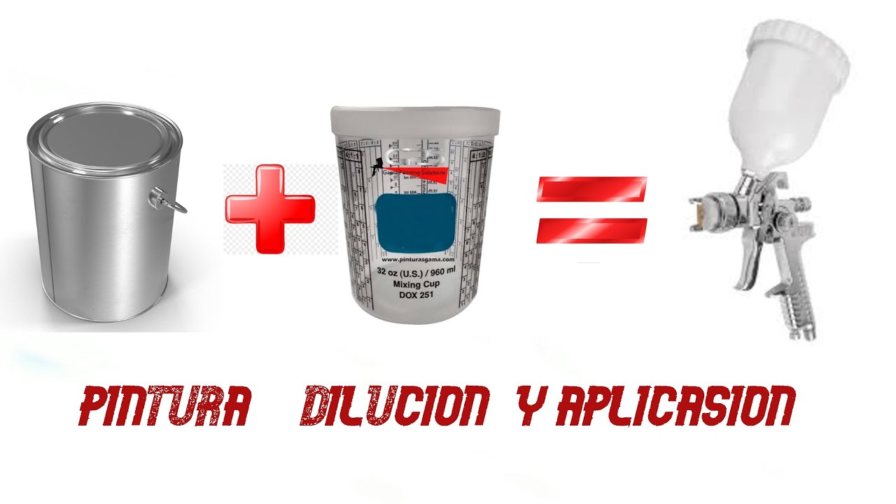 como diluir la pintura para pistola y aerografo. (bien explicado)#aerografo #airbrush