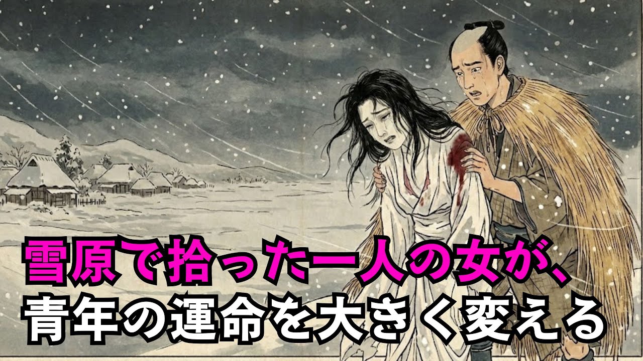 雪原で拾った一人の女が、青年の未来を大きく塗り替える | 野談 | 伝説 | 昔話 | 説話 | 民話