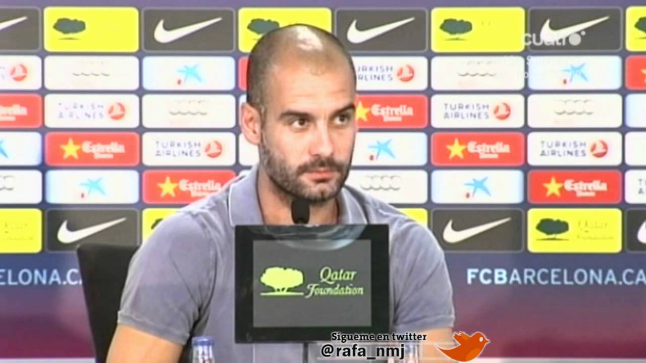 Guardiola Enfado con Carles Escolán Radio Marca