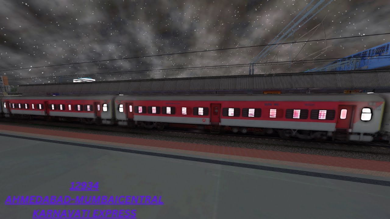 MSTS/OR | 12934 KARNAVTI SUPERFAST EXPRESS | AHMEDABAD-MUMBAI PART 1 WITH WAP P7 | #mstslive