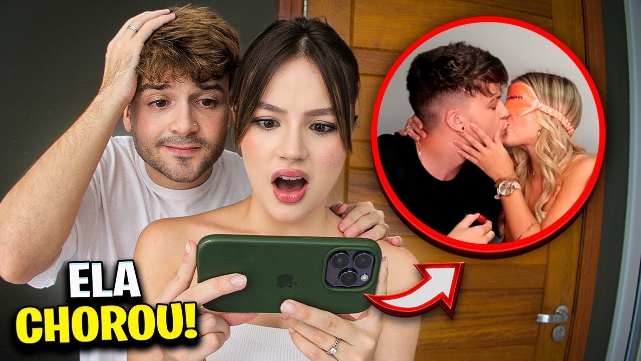BELA FERNANDES REAGINDO AO JOÃOZINHO BEIJANDO OUTRA! (deu briga)