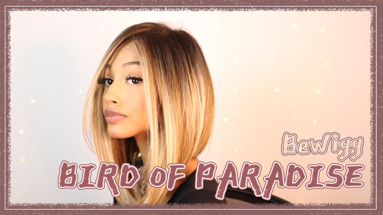 Glamourtress | Bewigg Human Hair Blend ZigZag Part 13x6 Lace Front Wig - Bird of Paradise