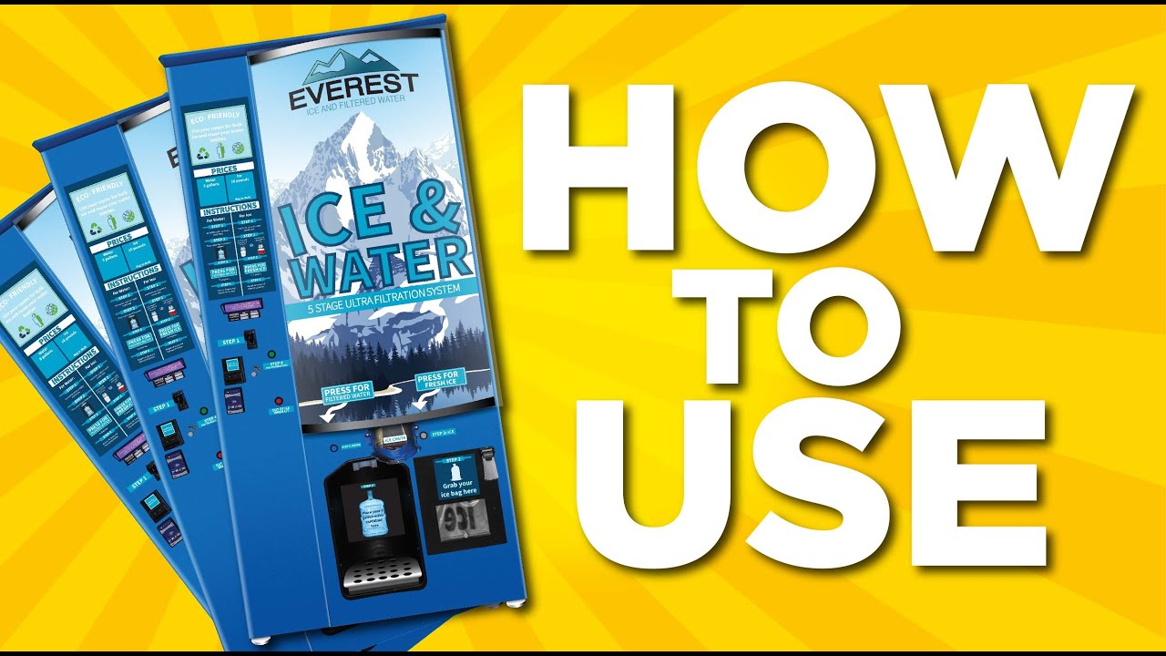 How to use the BEST ICE VENDING MACHINE