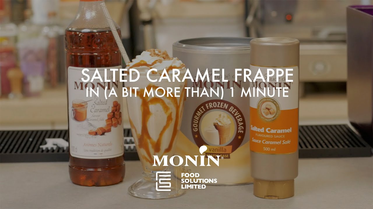 How to: MONIN Salted Caramel Frappe