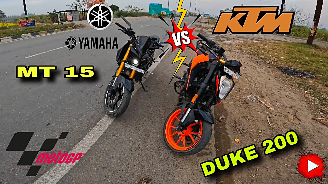 ❤️‍🔥DR@G GOES WRONG DUKE 200 VS MT-15 DRAG Race #dragrace #duke200 #mt15 #ktm #yamaha