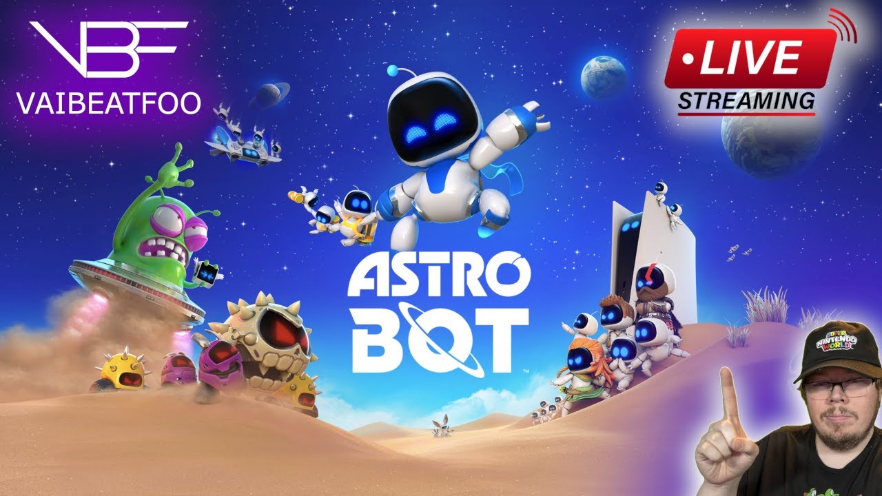First Time Playing Astro Bot!