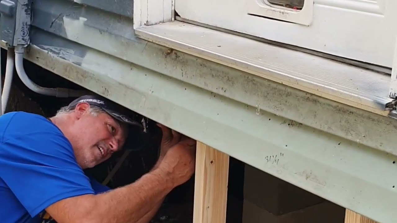 DIY Mobile Home Cheap Skirting Part 1 Framing work