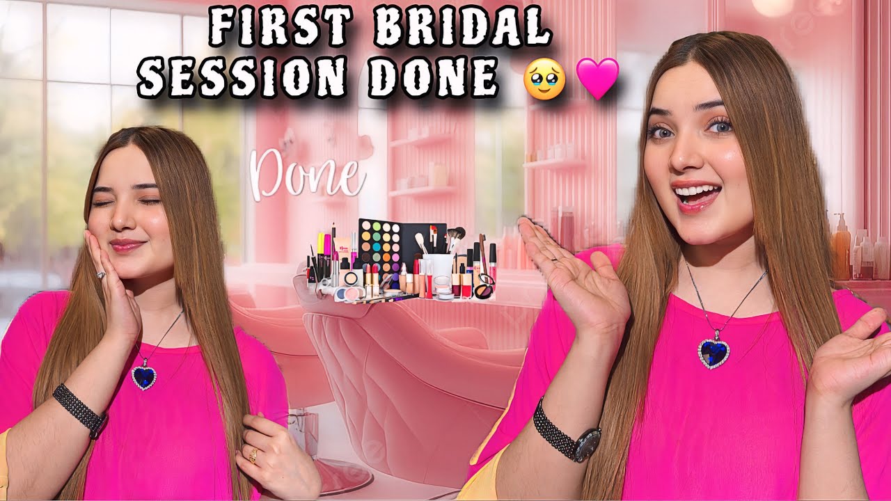 First Bridal Session Done 🤩❤️ | One Step Closer to the Big Day 💄🥹 | @RabeecaKhan |