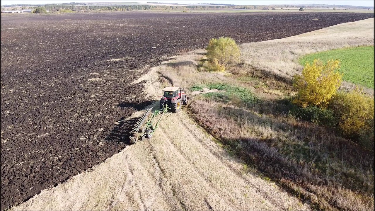 Вспашка поля(Mavic Mini)