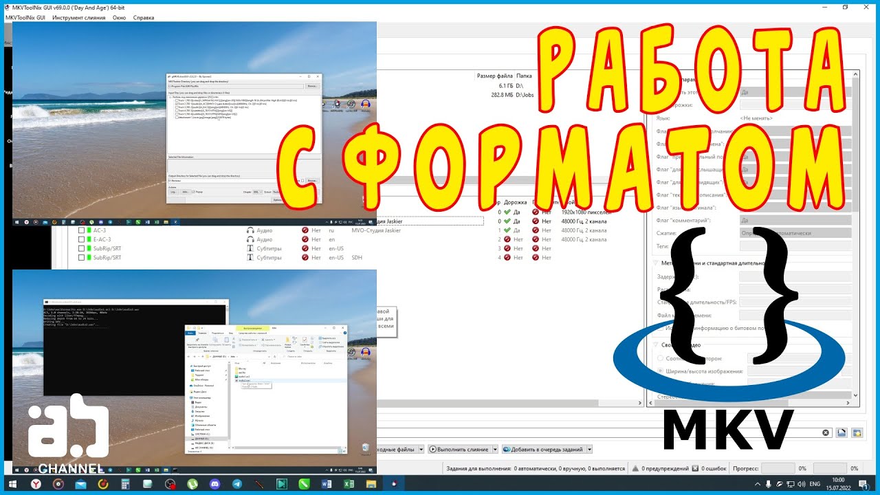 Работа с форматом MKV
