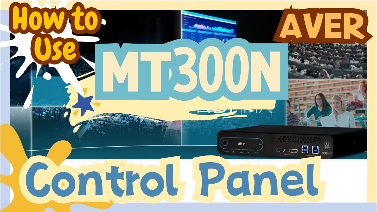 How to use control panel with MT300N