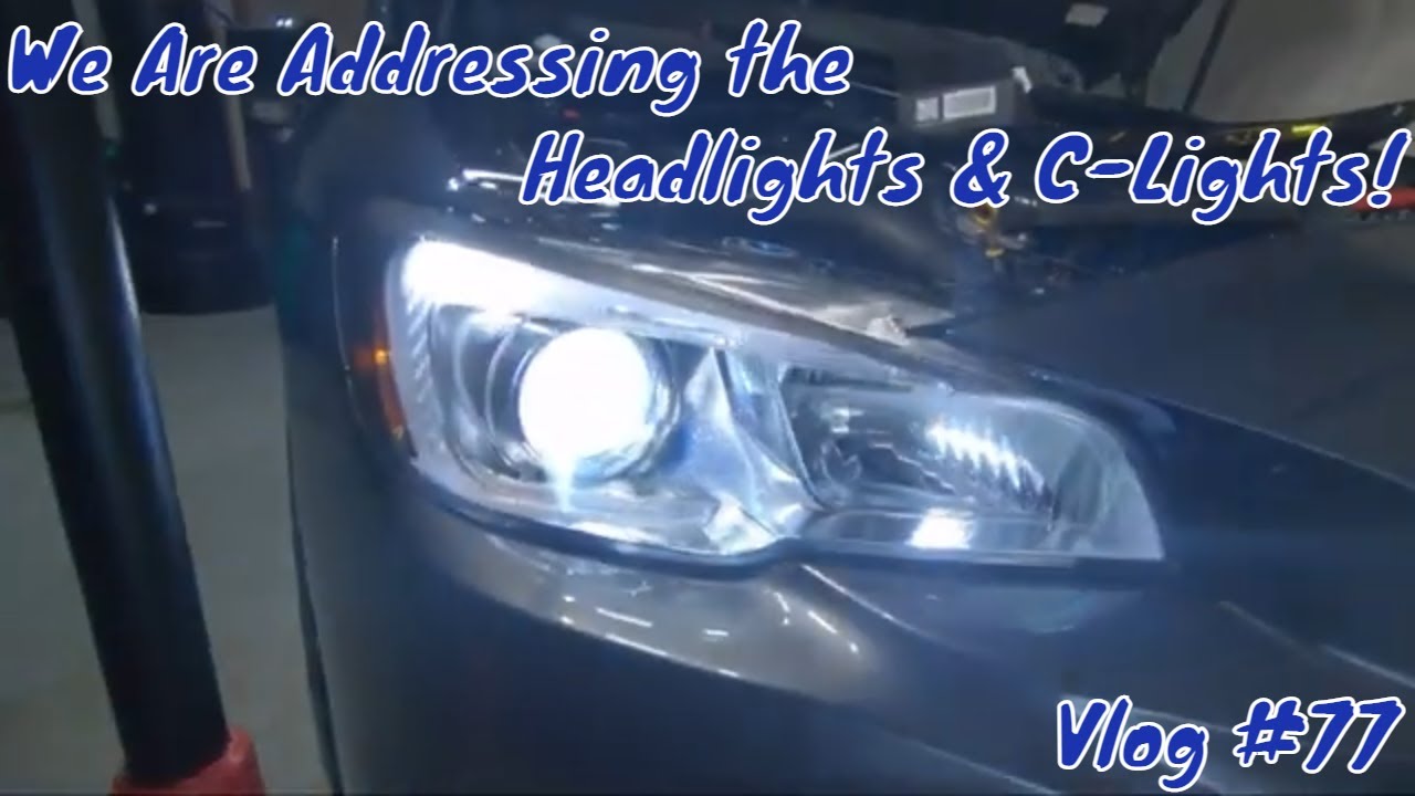 Светодиодные фары OLM и светодиодные фары Yorkim C Light Replacement для WRX 2020