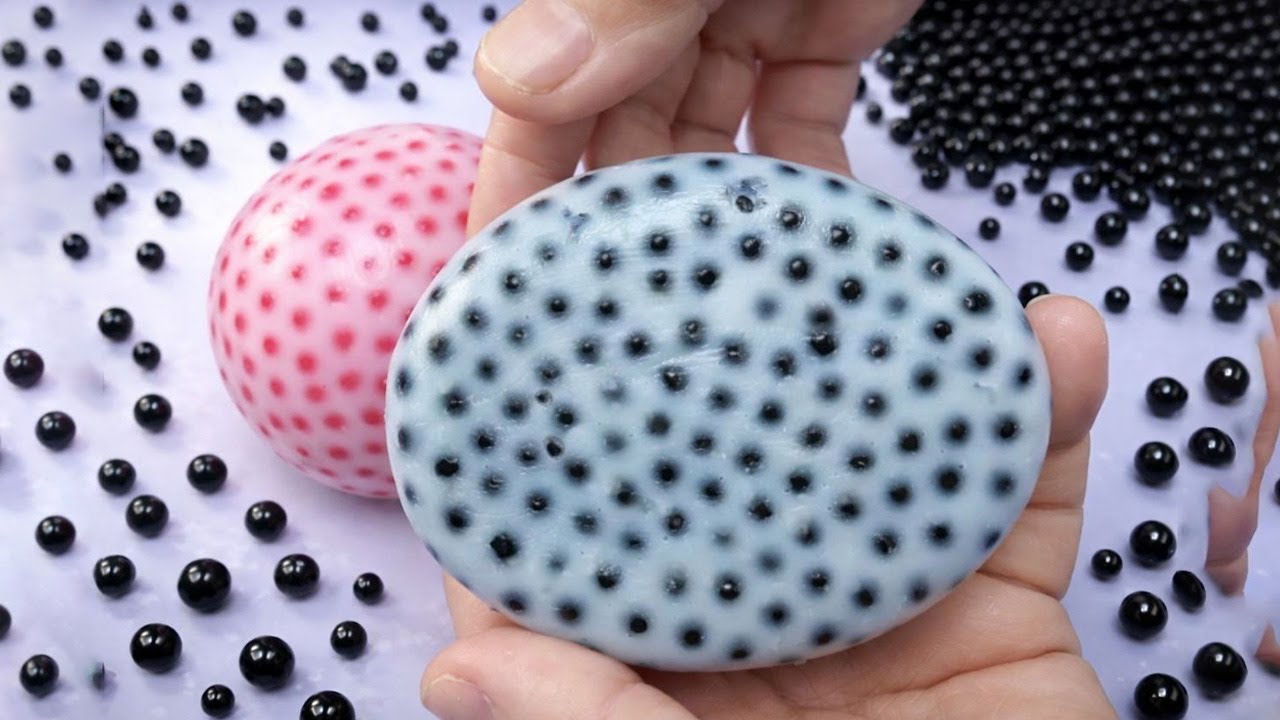 Extreme ASMR Slime Stress Relief 😌 Soft Squishy & Popping Beads Sounds