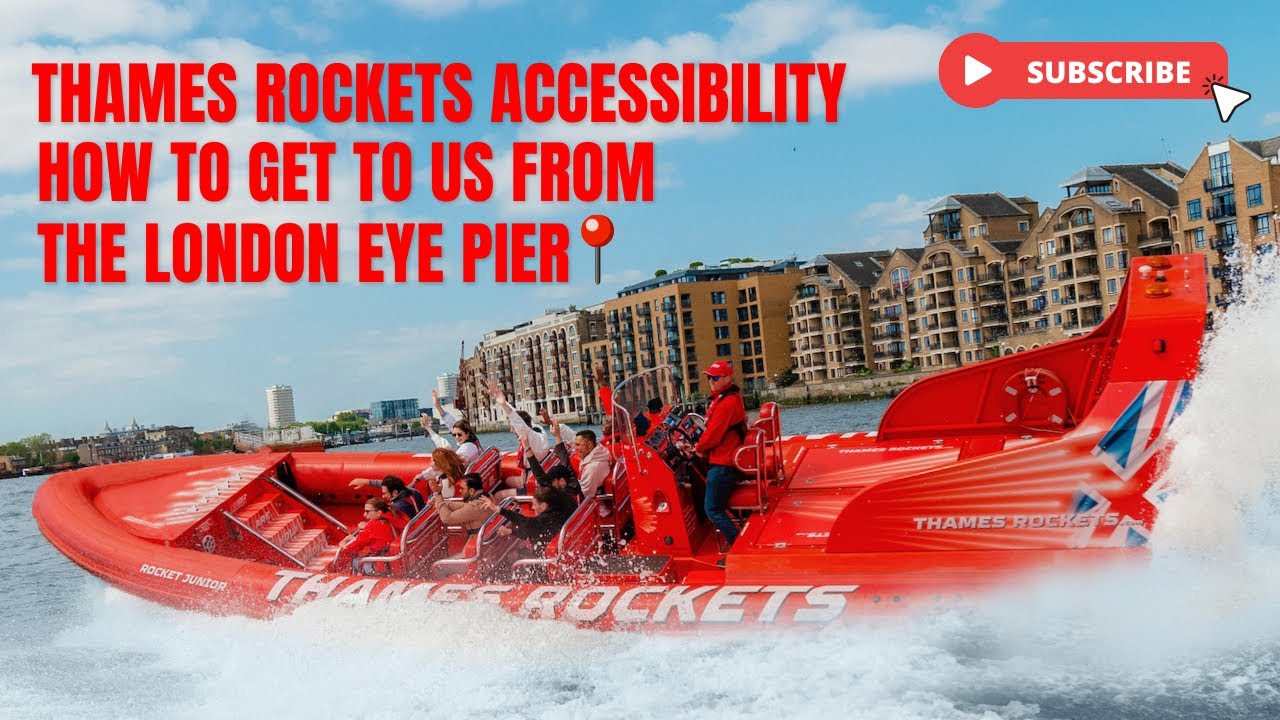 Accessing Thames Rockets at the London Eye Pier