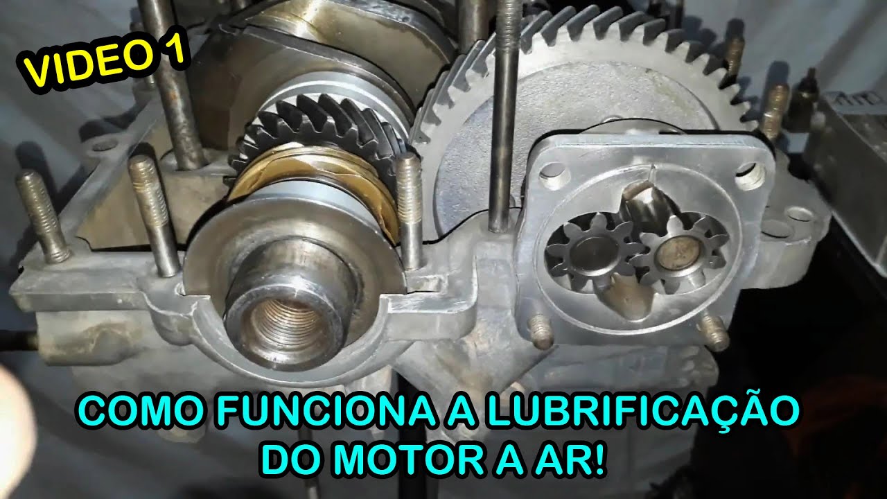 MANUTENÇÃO MOTOR PLANO 20 - LUBRIFICAÇÃO DO MOTOR A AR - PARTE 1 -  (VARIANT DNG PARTE 85)