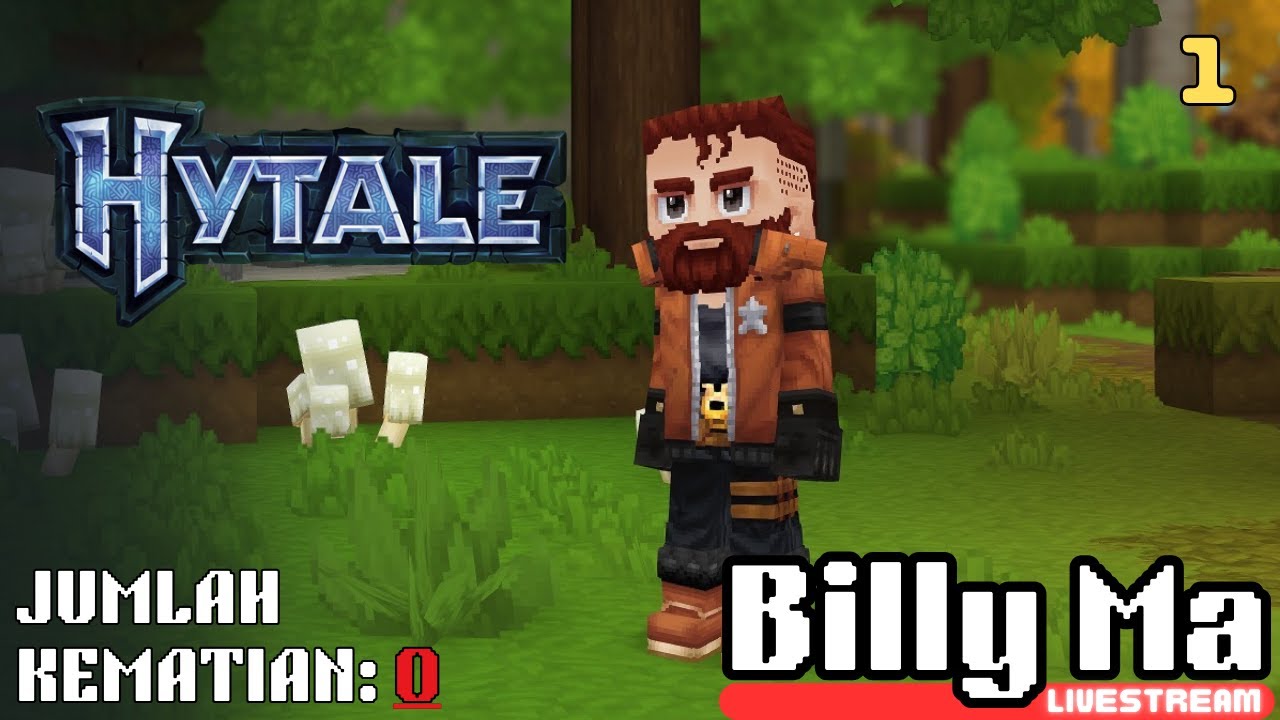 Mencoba Mainin Game Yang Katanya Minecraft 2... (LIVESTREAM) - Hytale Indonesia #1