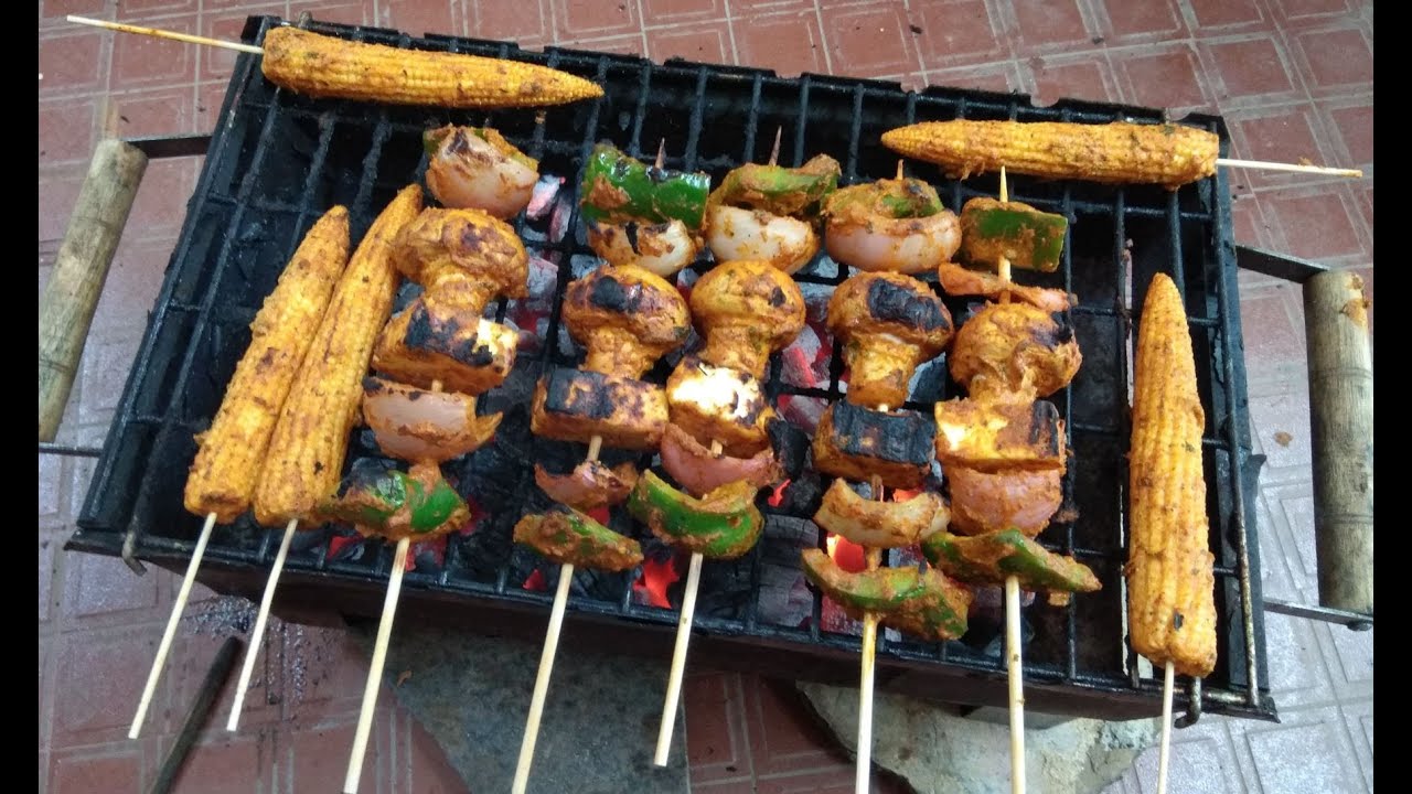 Paneer/Babycorn/Mushroom Tikka (Barbeque Style)