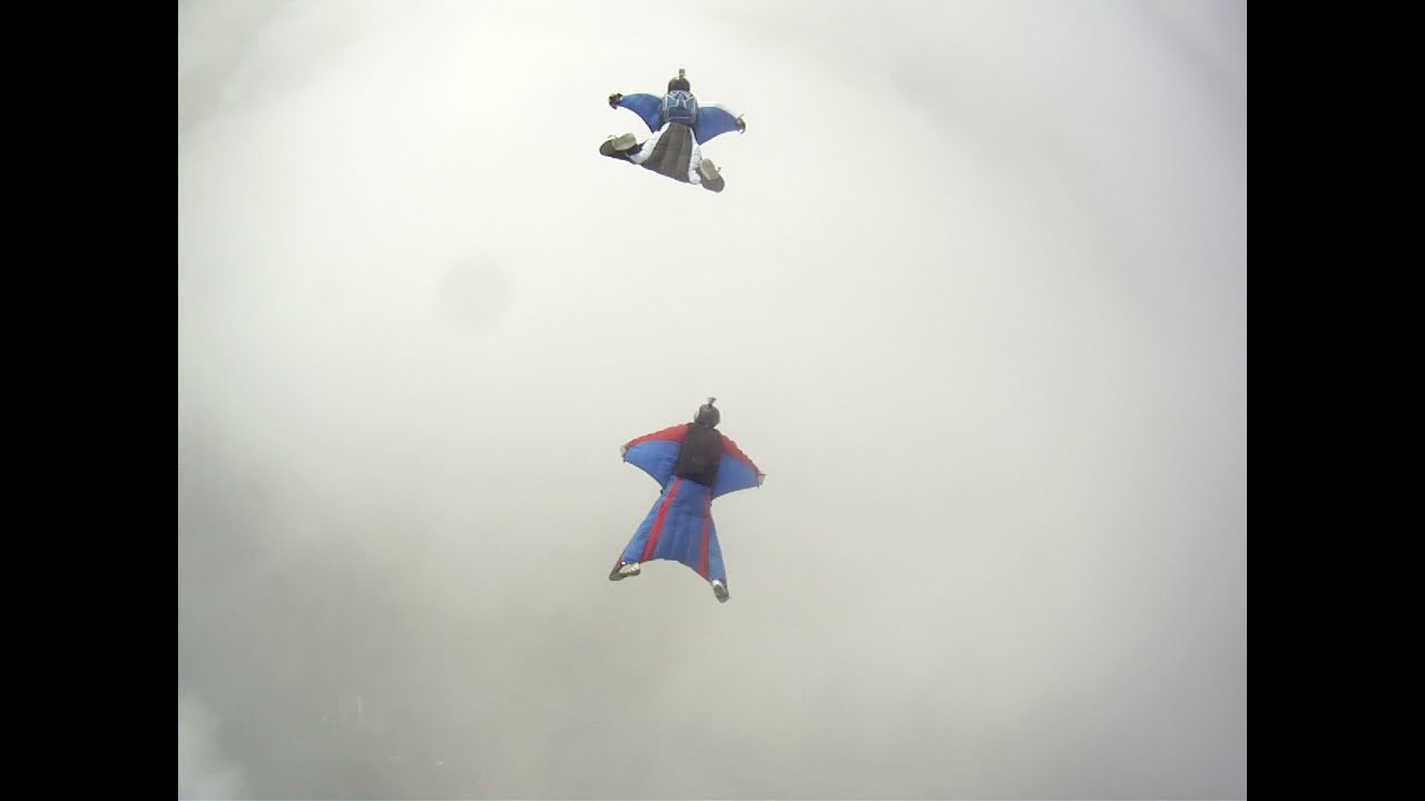 Unique Skydive - Wingsuiting Warp Speed through the Rain