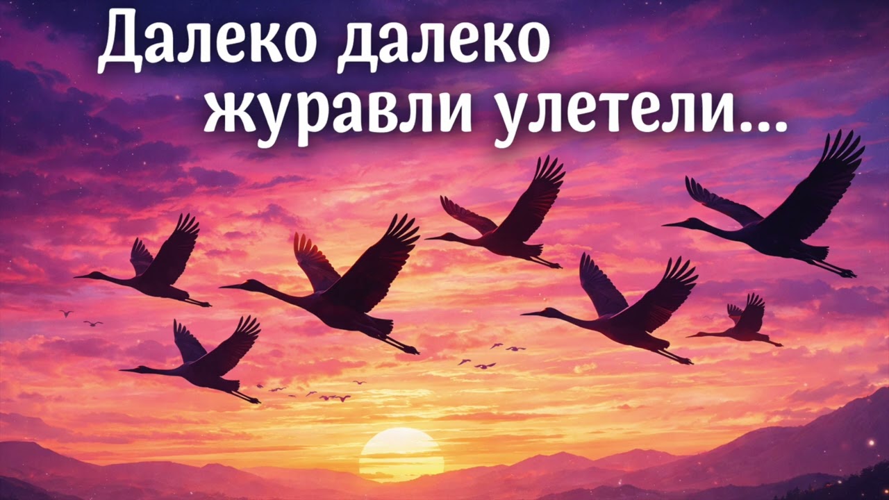 «Далеко-далеко журавли улетели» COVER