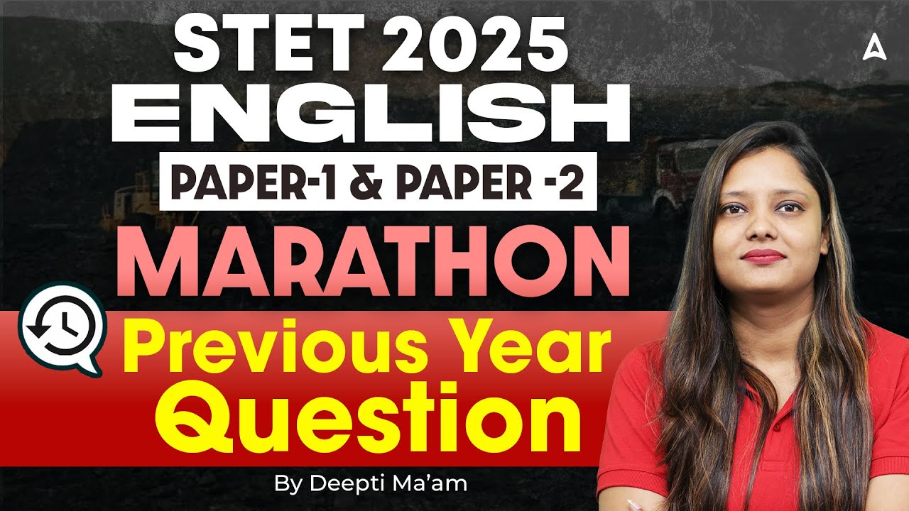 Bihar STET English Paper 1&2 Marathon | STET English Previous Year Question Paper By Deepti Mam