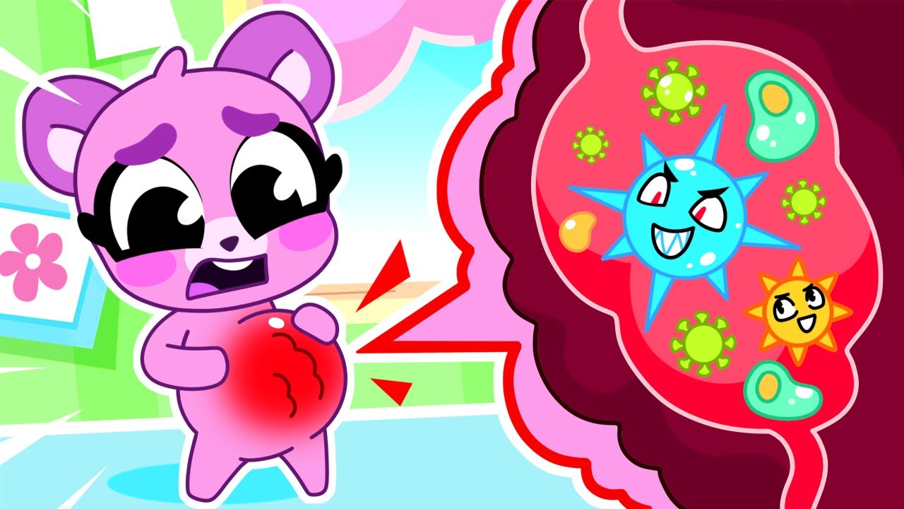 😱 Monster In My Tummy👨&zwj;⚕️ Don't Overeat | Healthy Habits for Kids | Funny Cubs | Shiny Box TV