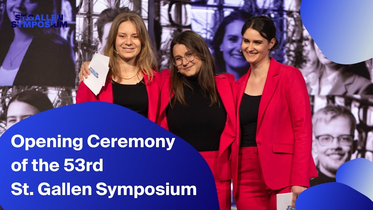 Opening Ceremony of the 53rd St  Gallen Symposium
