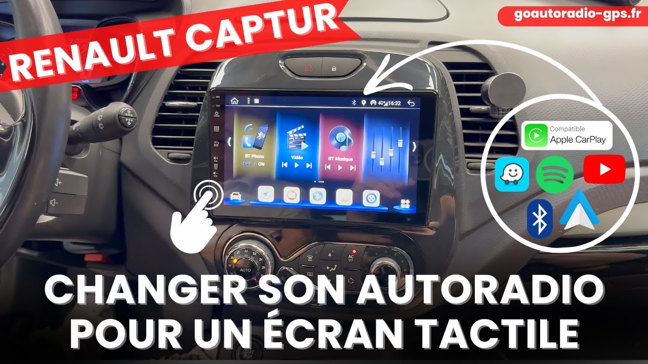 Renault Captur Installation d'un autoradio Android