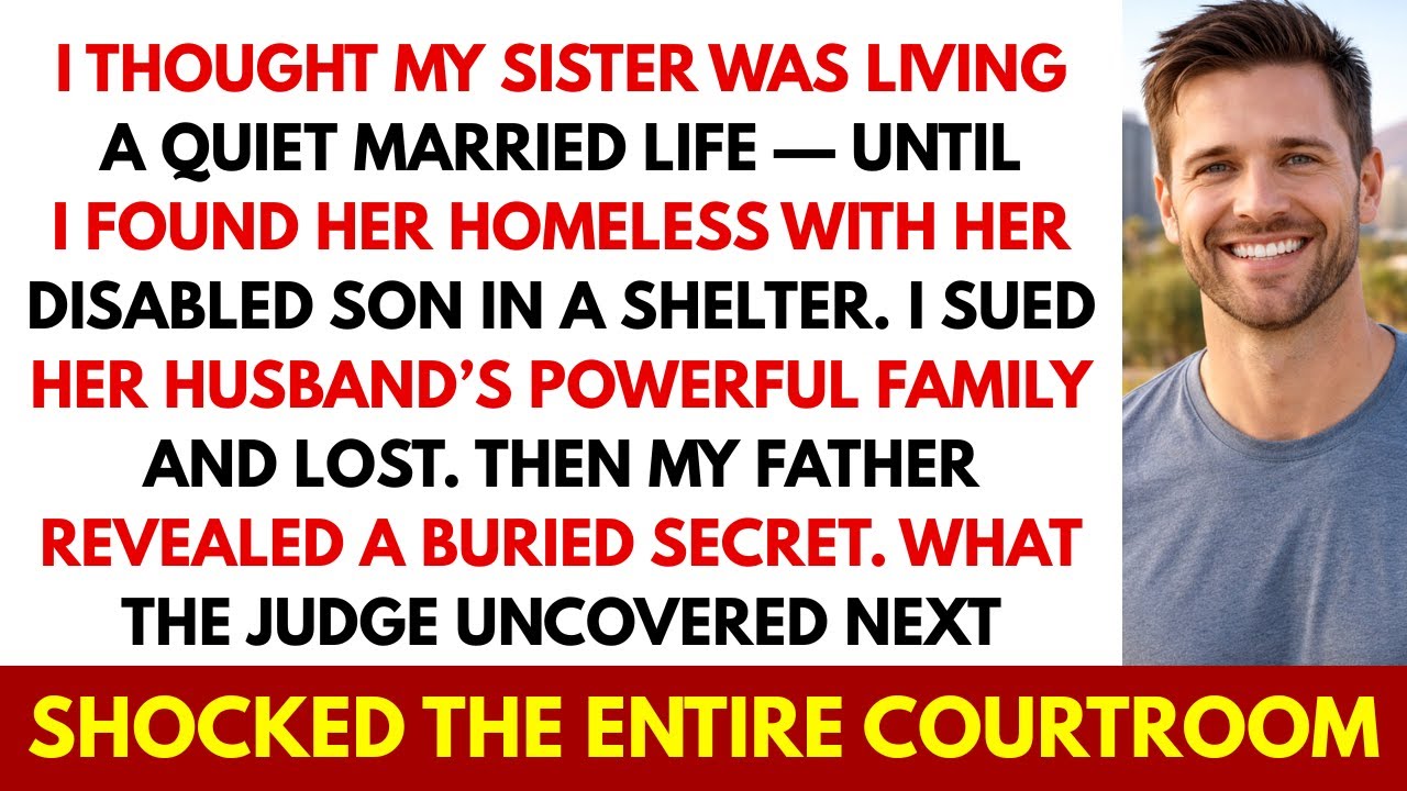 I Found My Sister Homeless with Her Disabled Son — What Happened in the Courtroom Shocked Everyone