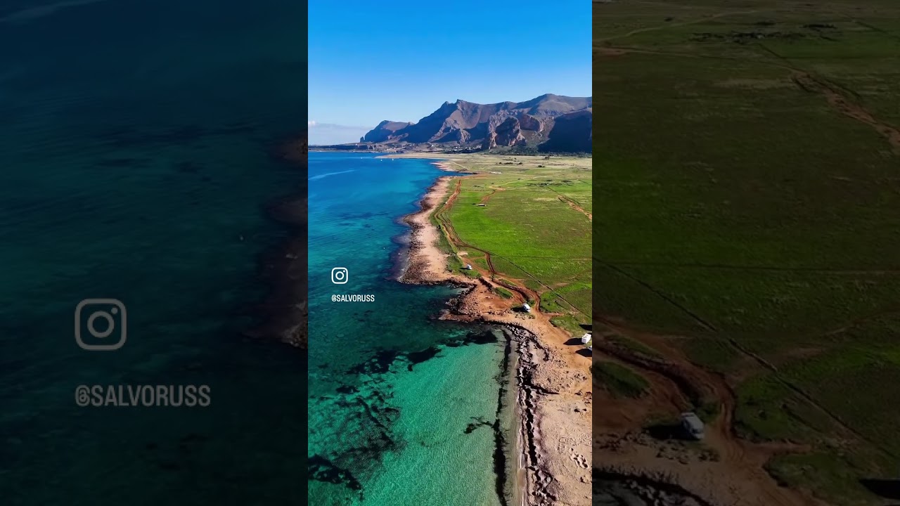 Scogliera di Macari #djimini4pro #droneshots #dji #dronefootage #travel #4k #sicilia #drone #beach