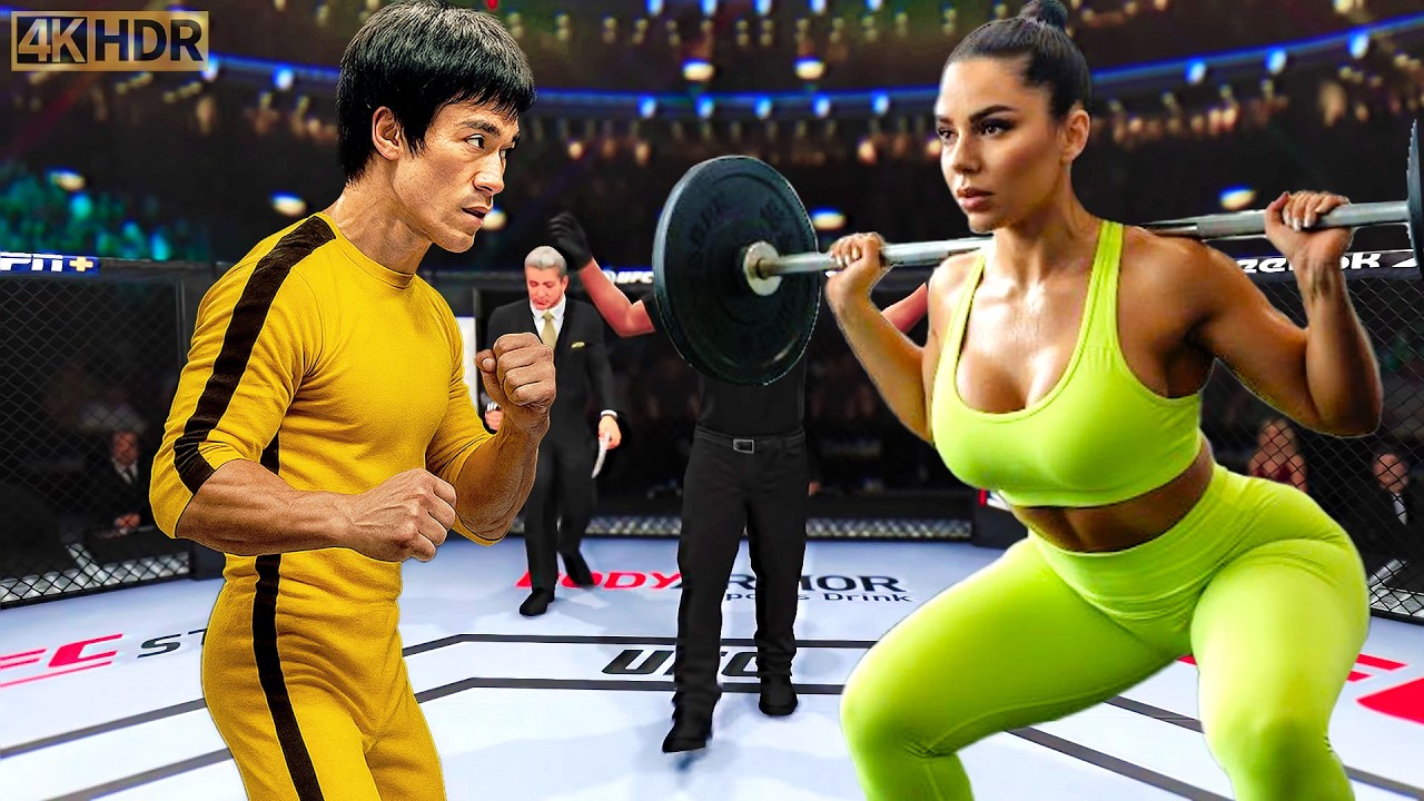 TRUE Bruce Lee vs. Squat Diva REMATCH | EA Sports UFC 5