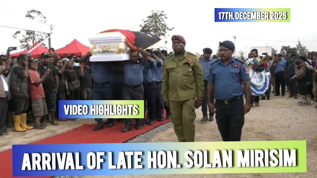 Tribute to Hon. Solan Mirisim: A Champion of Telefomin & Connect PNG | Telefomin District.