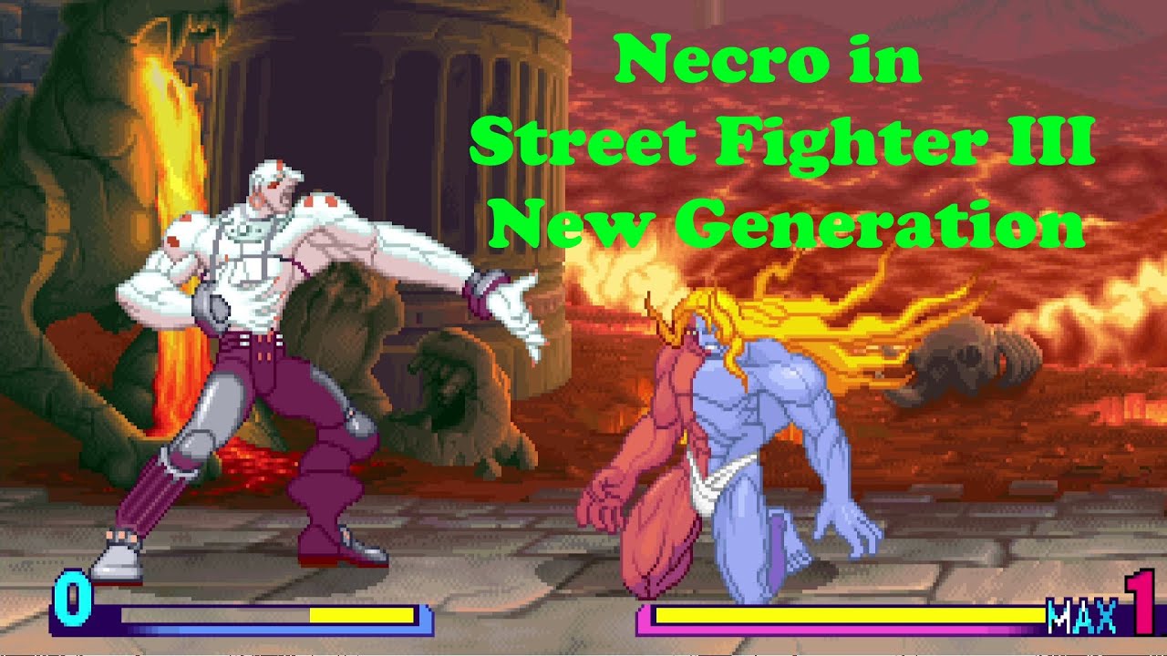 Necro in Street Fighter III: New Generation Dreamcast #russianingame