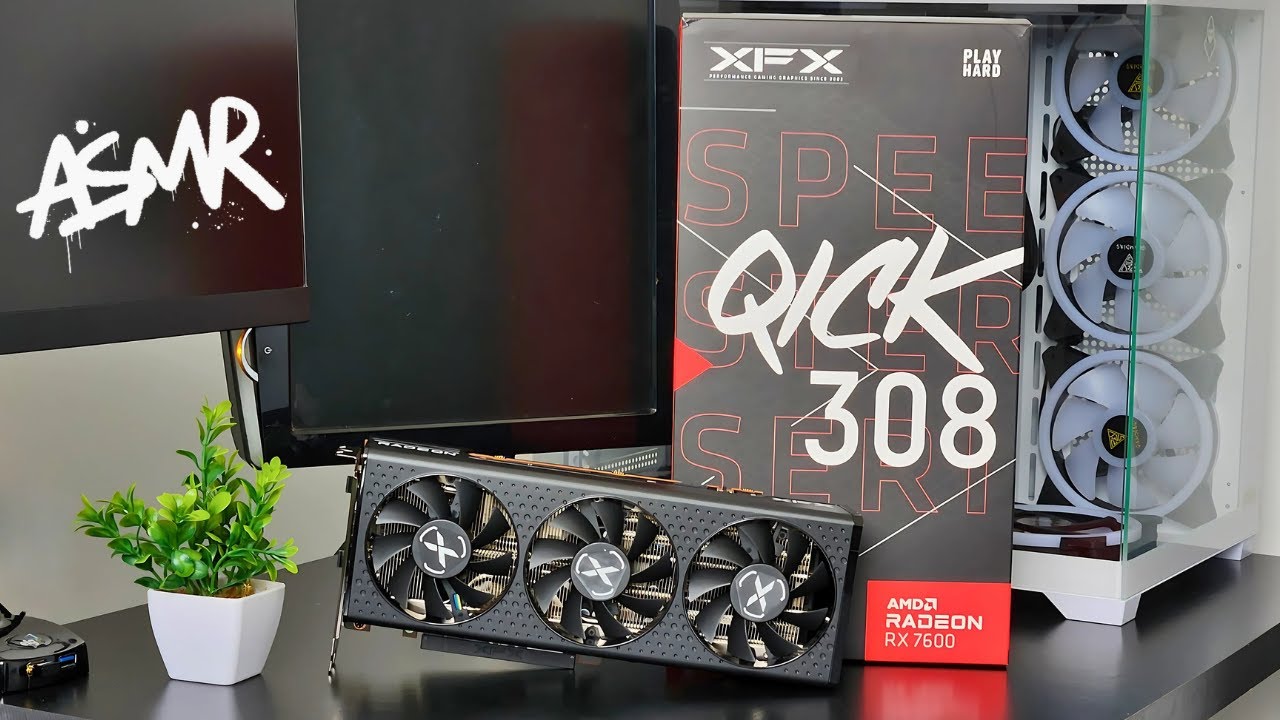 Placa de Vídeo XFX RX 7600 Triple Fan, Design Monstruoso e 3 Anos de Garantia!