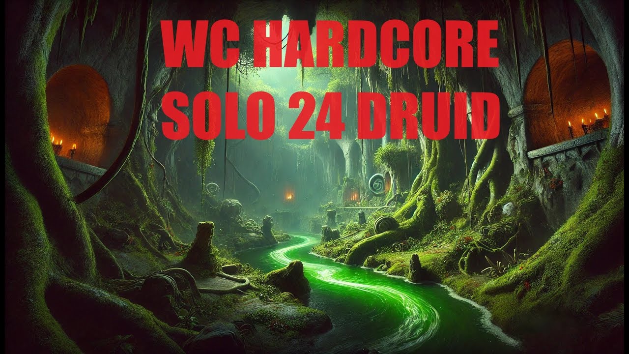 Hardcore WoW Wailing Caverns Solo - Level 24 Druid
