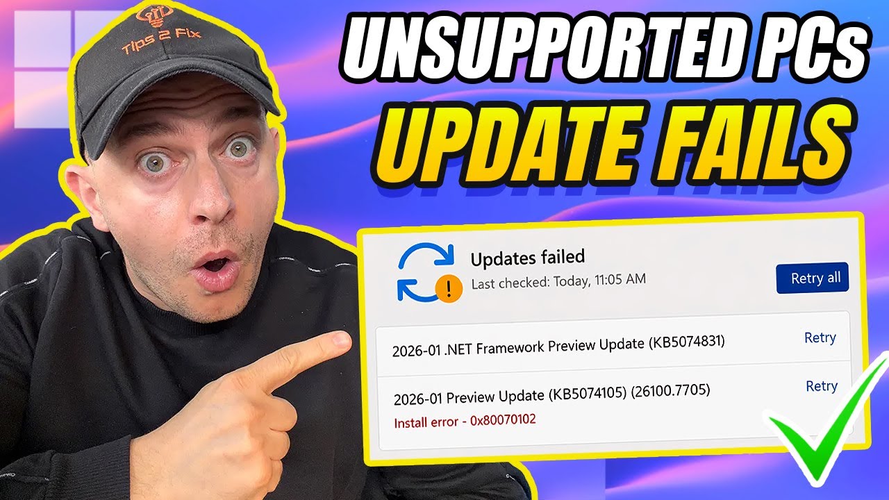 Не удается установить накопительные обновления Windows 11? Вот как это сделать на неподдерживаемы...
