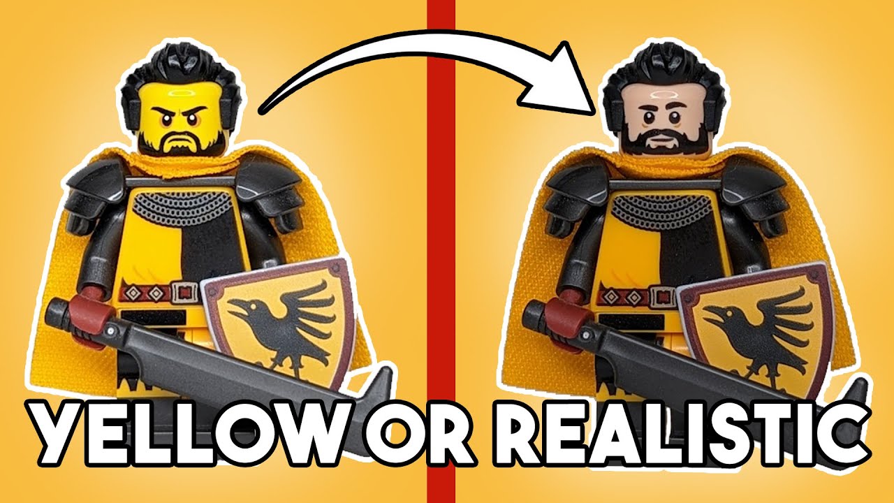 Which is better Yellow Or Skin-Tone for LEGO Castle?