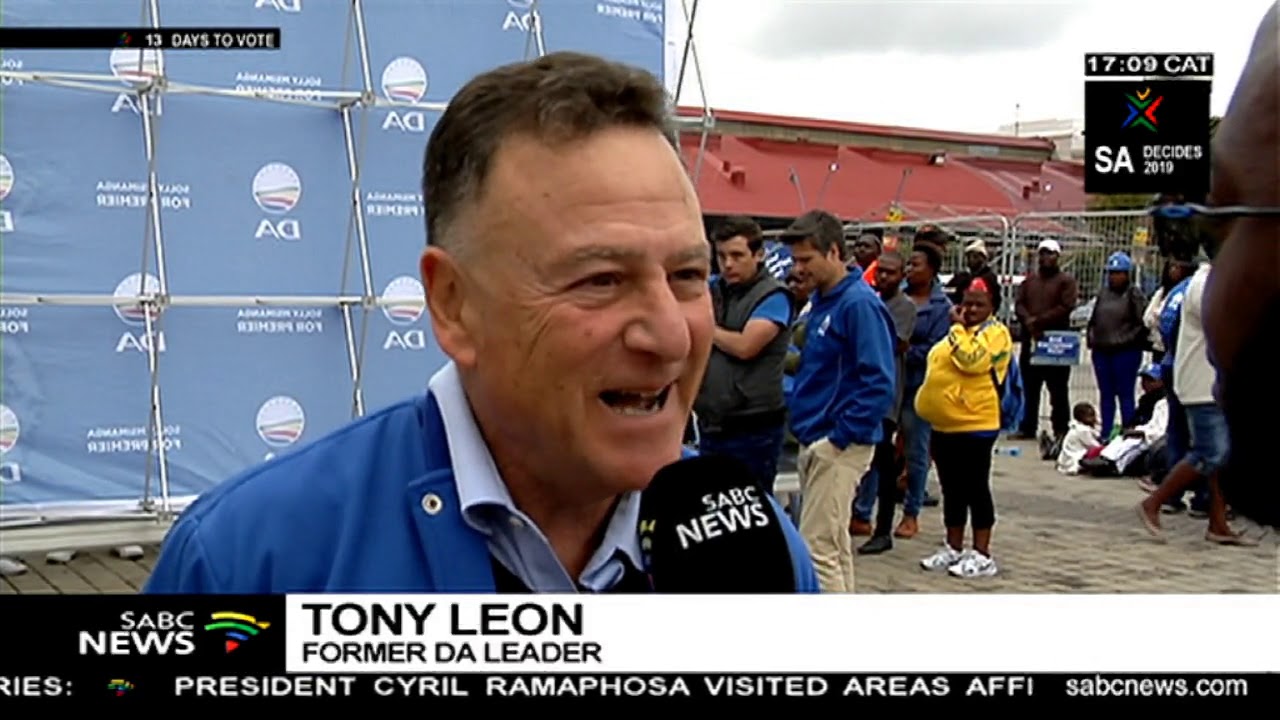 Tony Leon calls on South Africans to vote DA