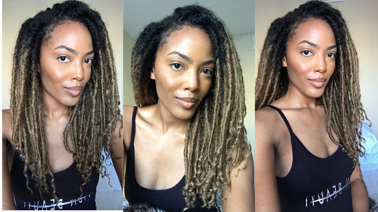 Crochet Faux Locs Review | Island Gorgeous Locs 16 Inch | How to Individual Crochet Method