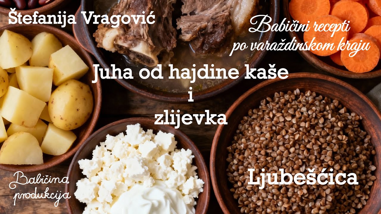 Babičini recepti po varaždinskom kraju: Ljubešćica: Štefanija Vragović–Buncek s hajdinom i zlijevka