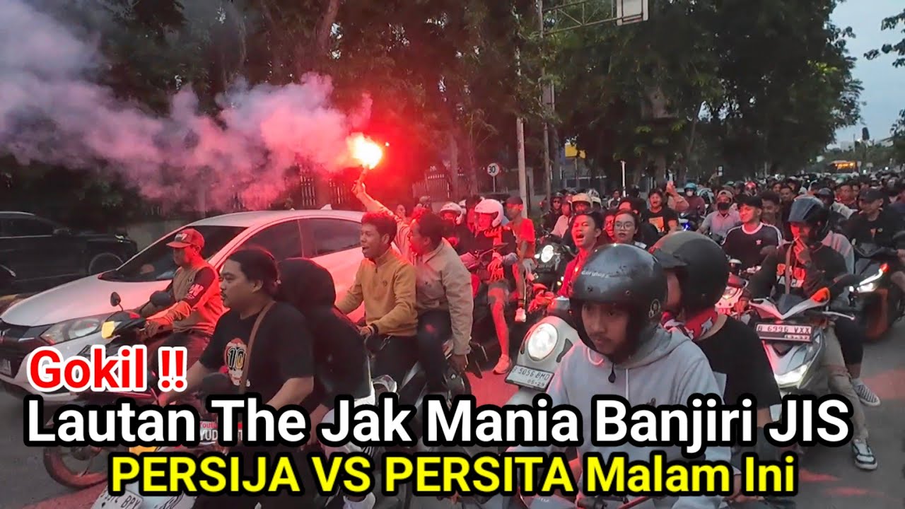Gokil‼️Lautan The Jak Banjiri Stadion JIS Malam Ini Persija Vs Persita
