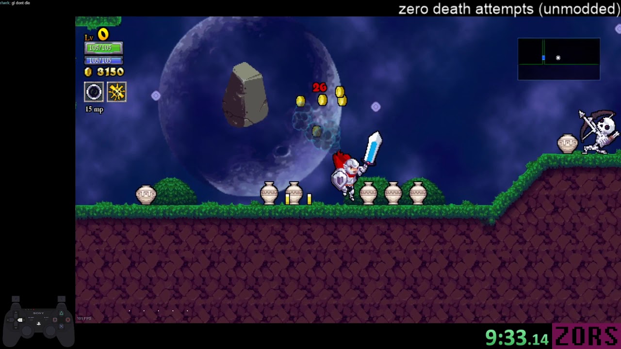 Zero Deaths in 31:05 almost perfect [Rogue Legacy]