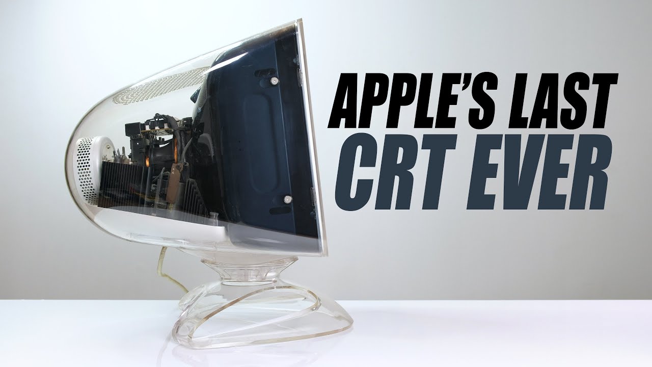 Apple's Last Ever CRT Display!