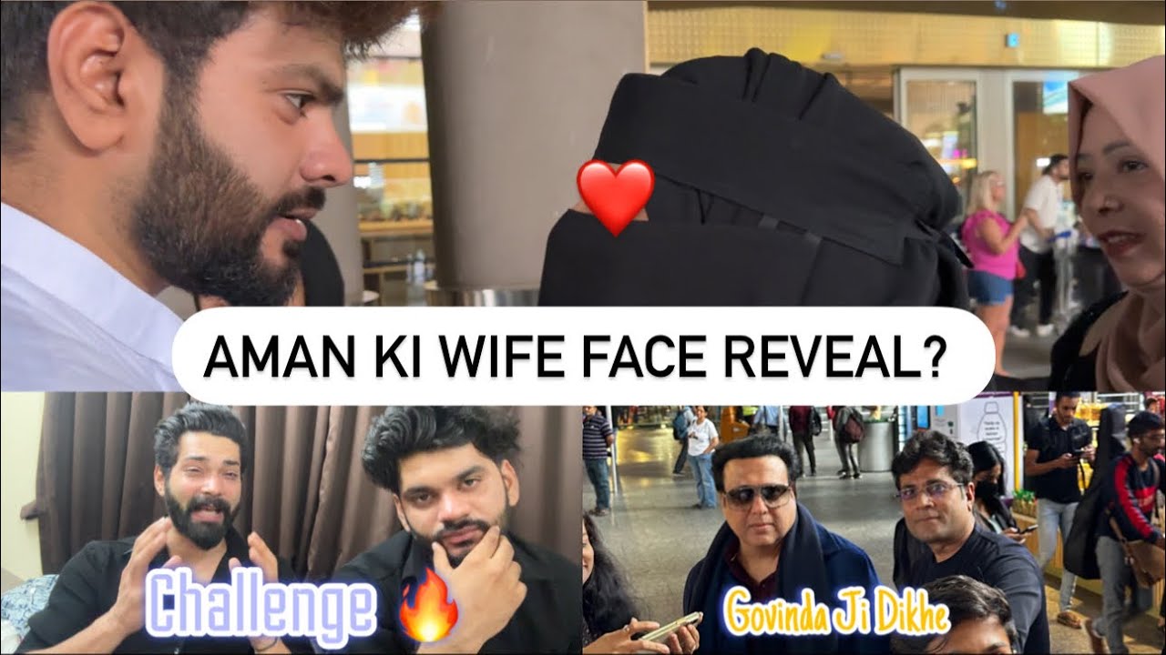 Airport Pe Govinda ❤️ | Subscribers K Liya Challenge 😉| Aman Ki Wife | Fokats | Abresh & Zeeshan