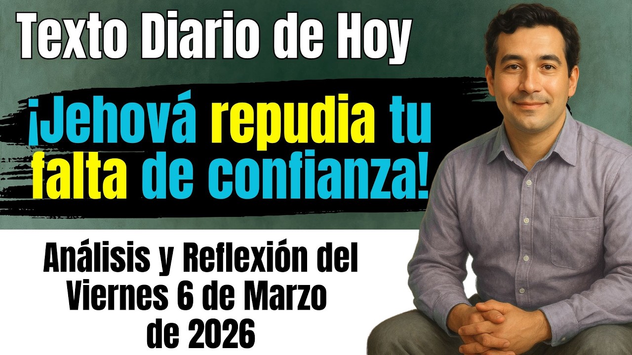 Satanás te puso la trampa hoy! 🪤 | Texto Diario de Hoy Viernes 6 de Marzo 2026