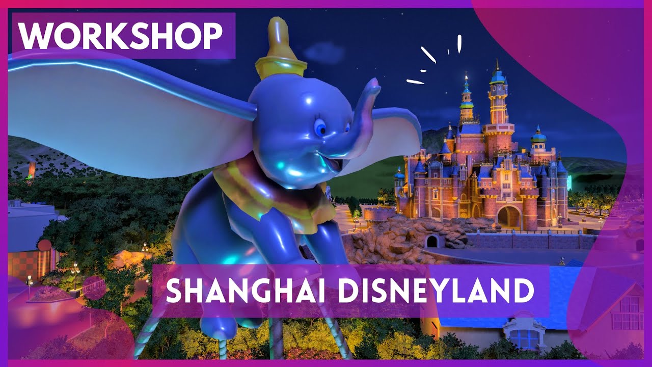 SHANGHAI DISNEYLAND AU COMPLET ! - Workshop Planet Coaster |