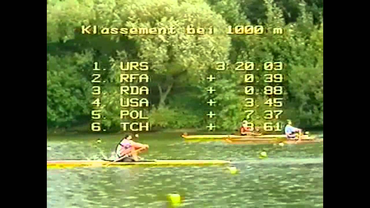 World Rowing Championship Duisburg 1983 M1X Final